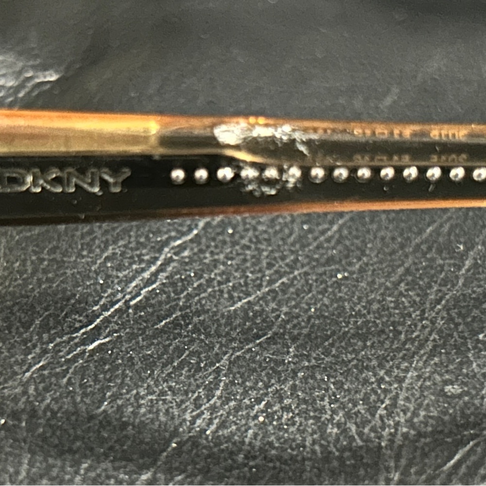 Dkny Transparent Rectangular Glasses Frame Only - image 4